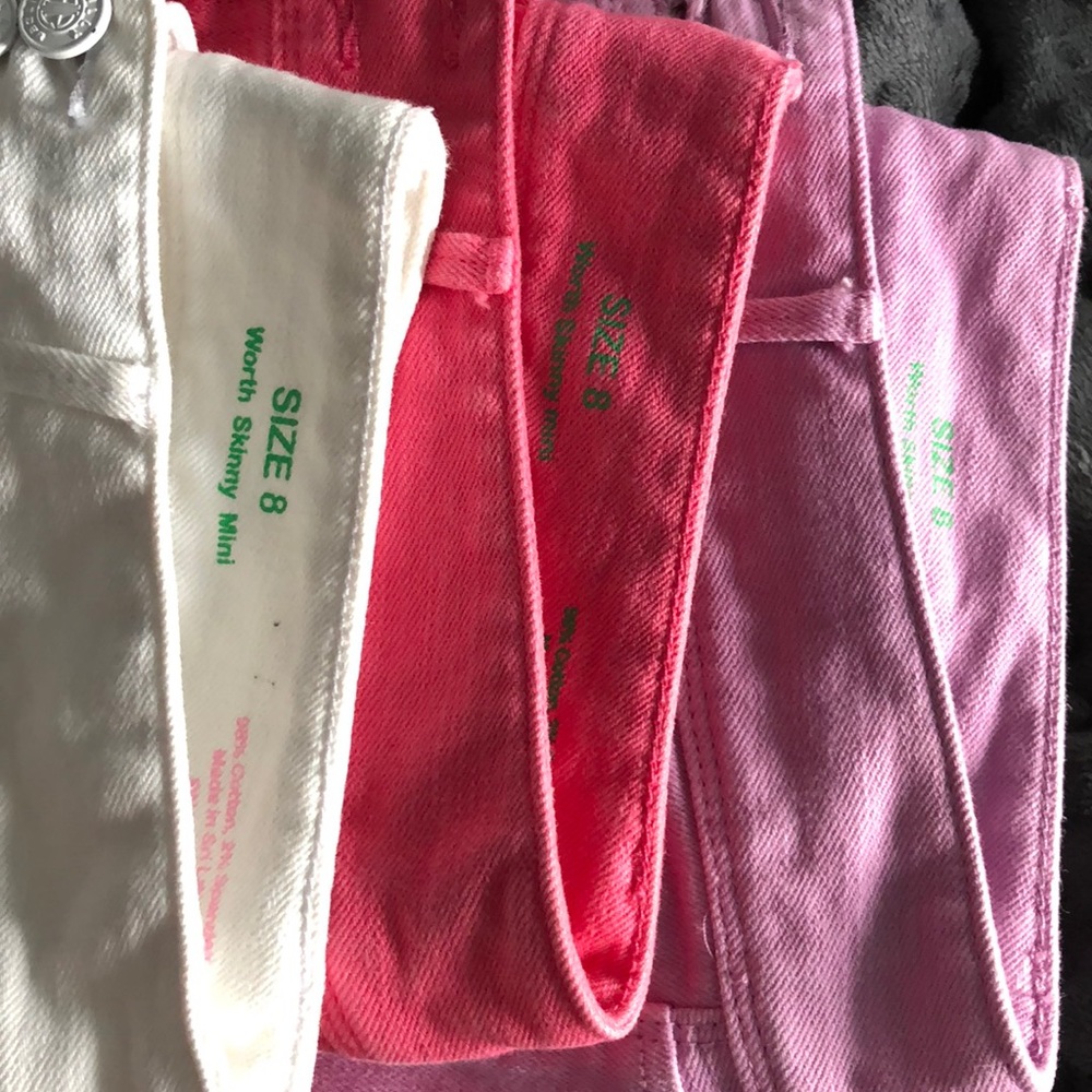 Lily Pulitzer skinny mini size 8 (3 pairs)